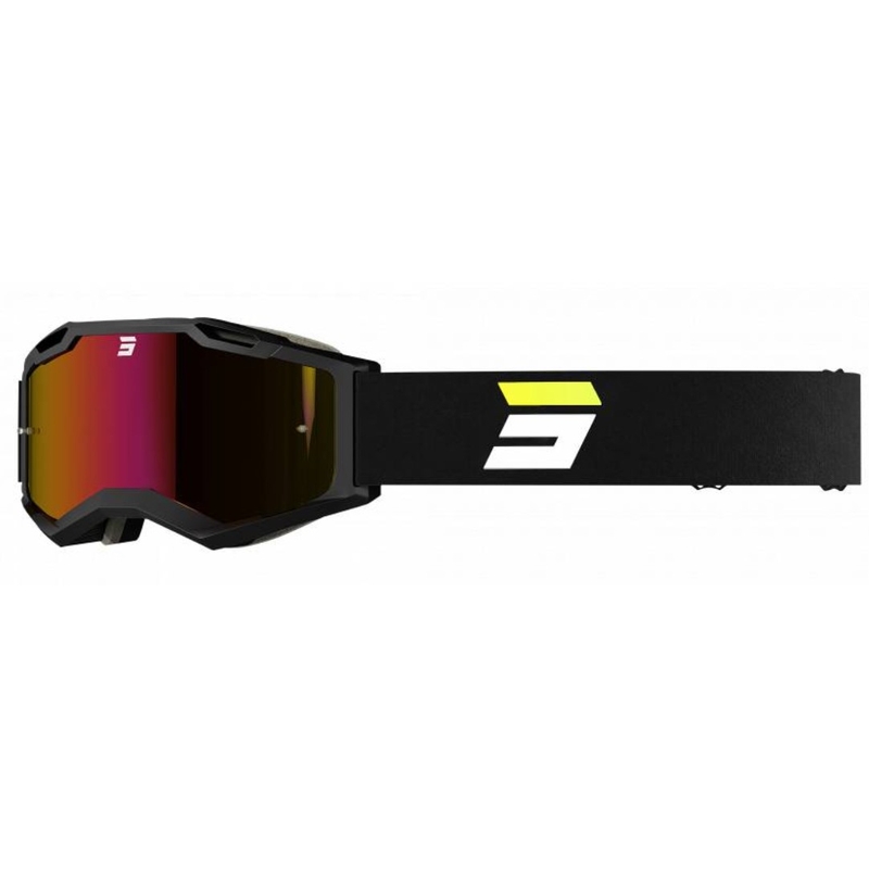 Motokrosové okuliare Shot Iris 2.0 Tech fluorescenčno žlto-bielo-čierne