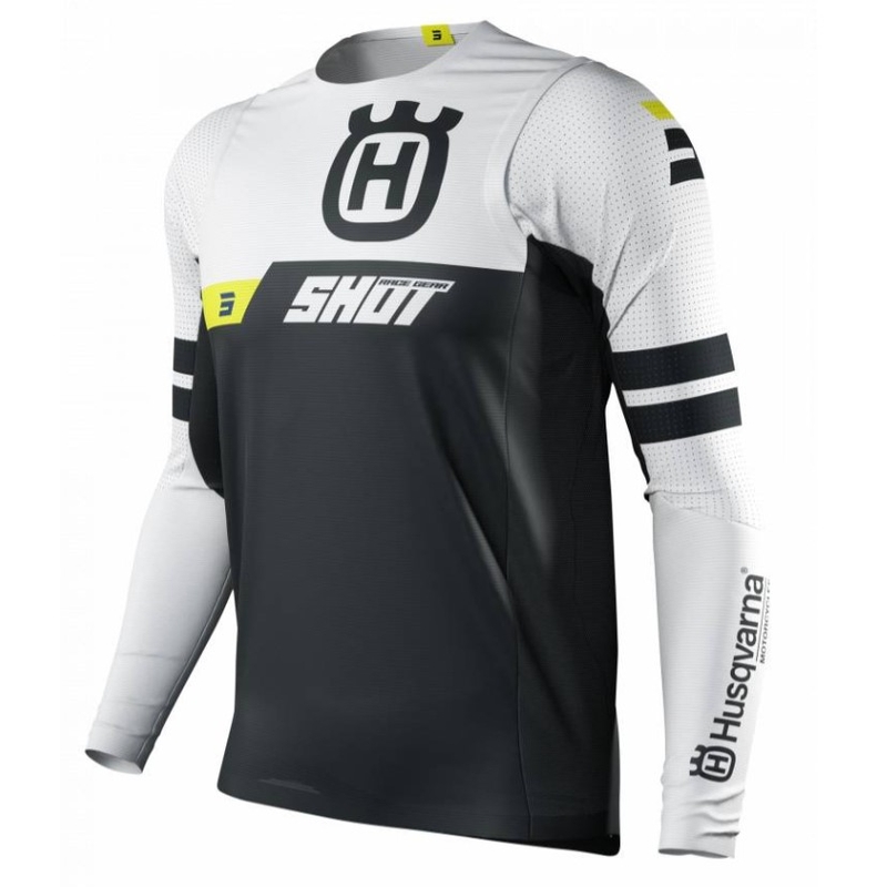 Motokrosový dres Shot Aerolite Husqvarna čierny