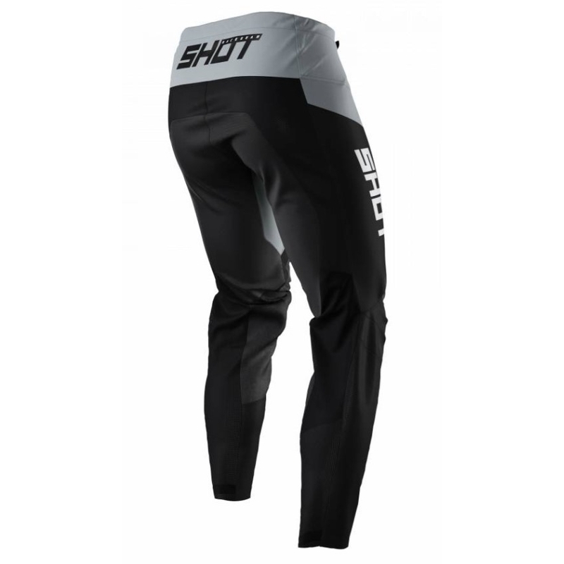 Motokrosové nohavice Shot Contact Chase čierno-sivé výpredaj