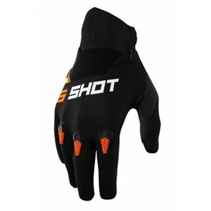 Motokrosové rukavice Shot Devo čierno-oranžové výpredaj