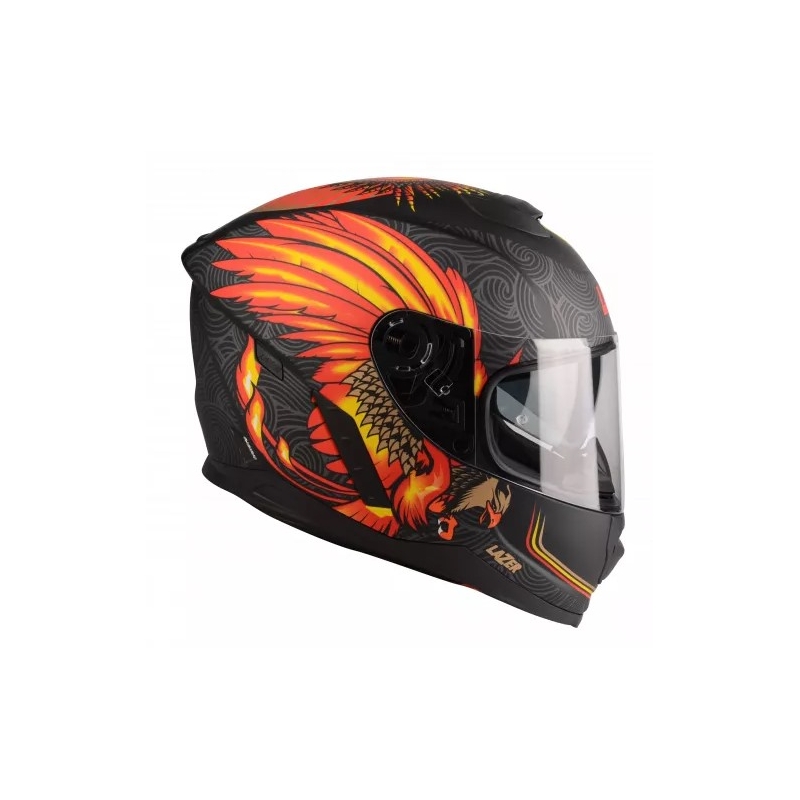 Integrálna prilba na motocykel Lazer Rafale Evo Phoenix čierno-šedo-oranžová