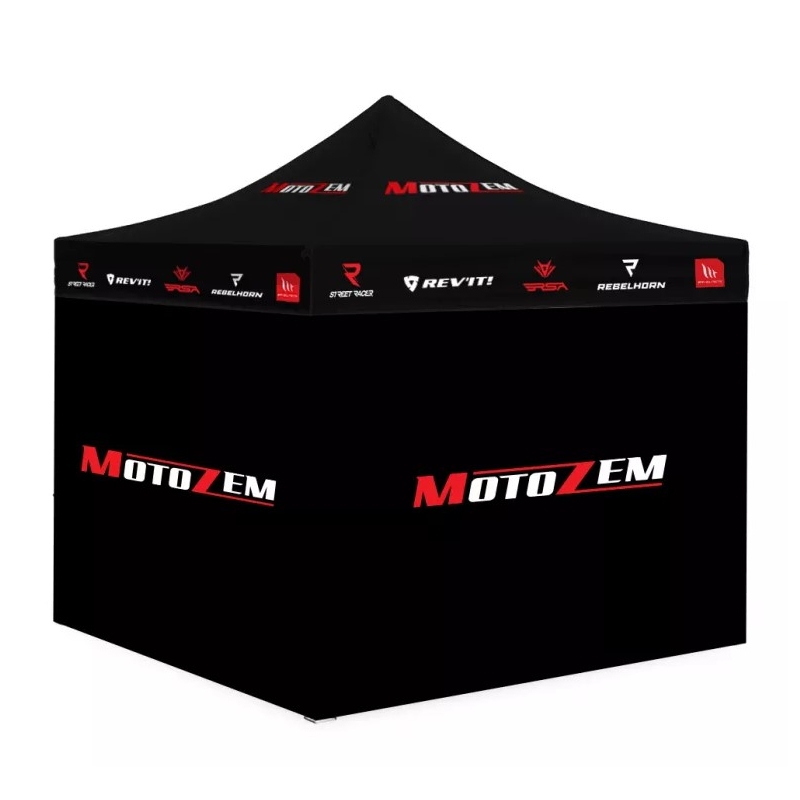 Závodný stan MotoZem Brand s bočnicami