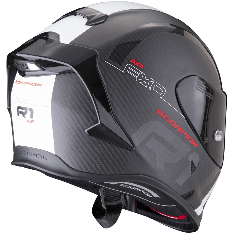 Integrálna prilba Scorpion EXO-R1 Carbon Air MG čierno-biela matná