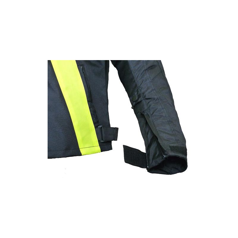 Bunda na moto RSA ST-01 čierno-fluo žltá - II. akosť