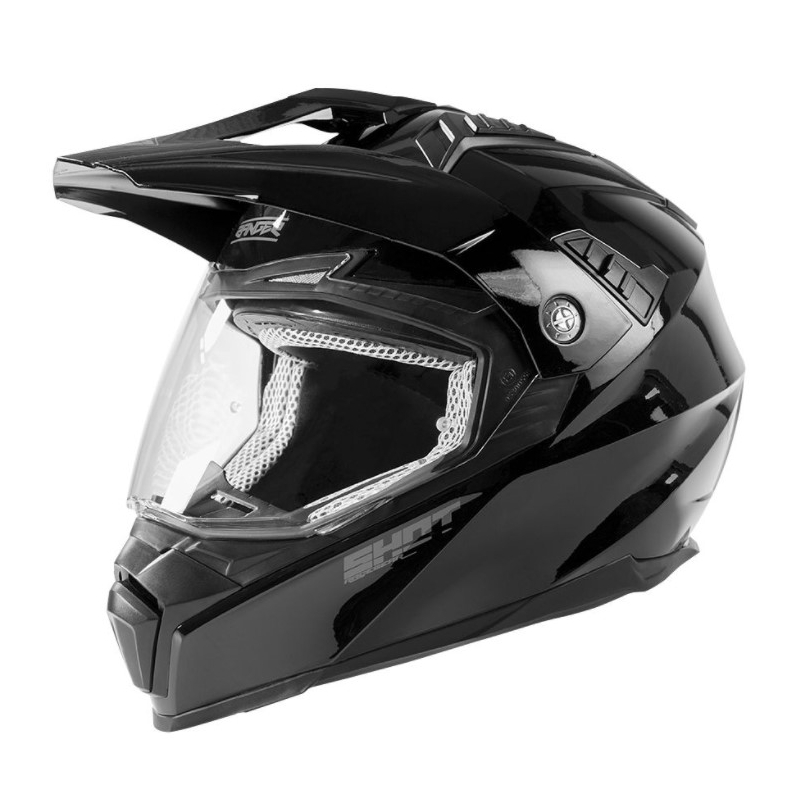 Enduro prilba na motocykel Shot Ranger Solid čierna lesklá výpredaj