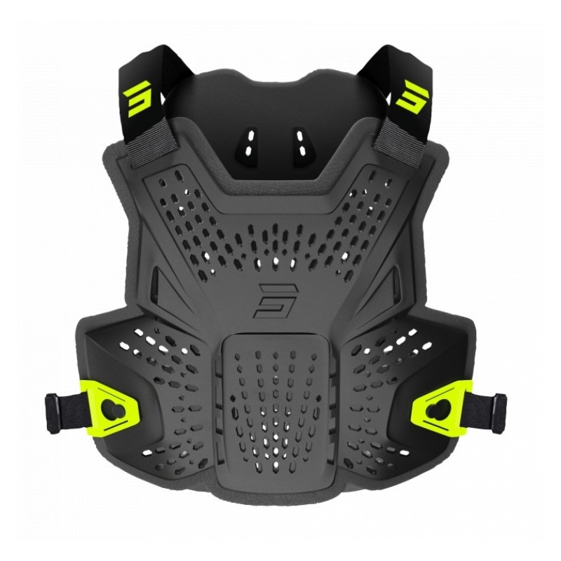 Chránič hrudníku Shot Airflow čierný-fluo žltý