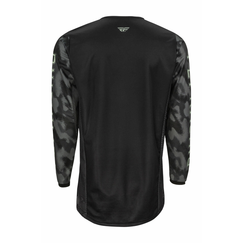 Motokrosový dres FLY Racing Kinetic S.E. 2022 čierno-sivý camo