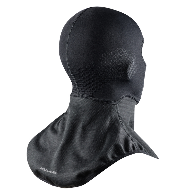 Termo kukla pod prilbu Rebelhorn Therm II Wind čierna