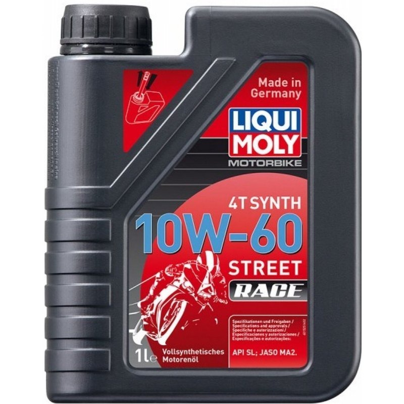 Motorový olej LIQUI MOLY Motorbike 4T Synth 10W60 Race 1 l