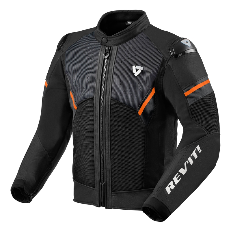 Bunda na motocykel Revit Mantis 2 H2O čierno-oranžová výpredaj