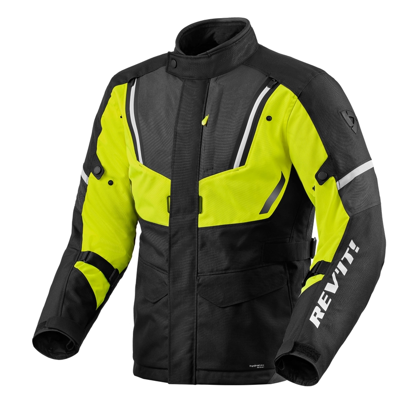 Bunda na motocykel Revit Move H2O čierno-fluorescenčno žltá výpredaj