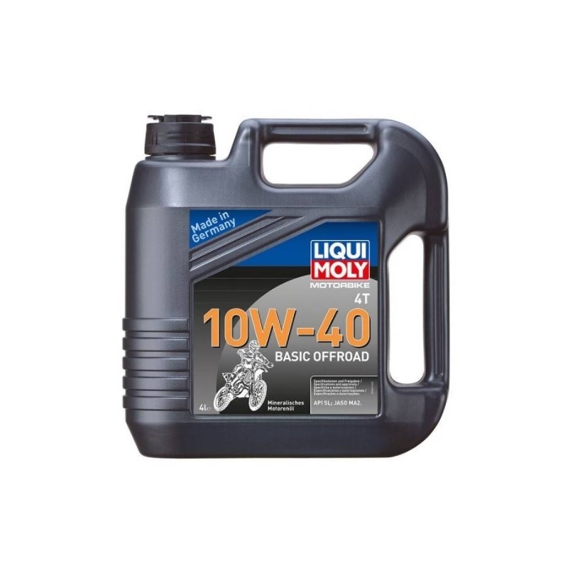 Motorový olej LIQUI MOLY Motorbike 4T 10W40 Basic Offroad 4 l