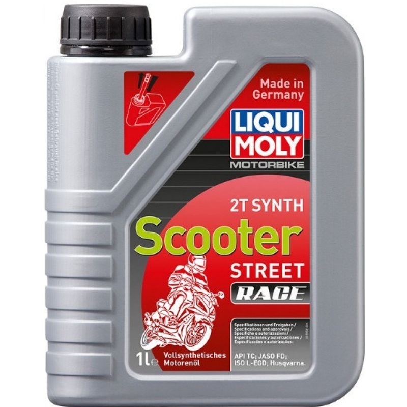 Motorový olej LIQUI MOLY Motorbike 2T Synth Scooter Race 1 l