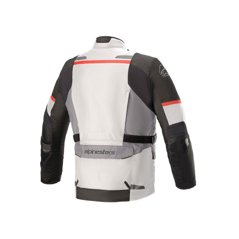 Bunda na motocykel Alpinestars Andes Drystar sivo-čierno-červená