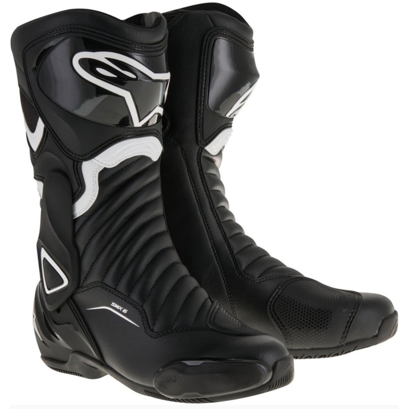 Topánky na motorku Alpinestars S-MX 6 čierno-biele