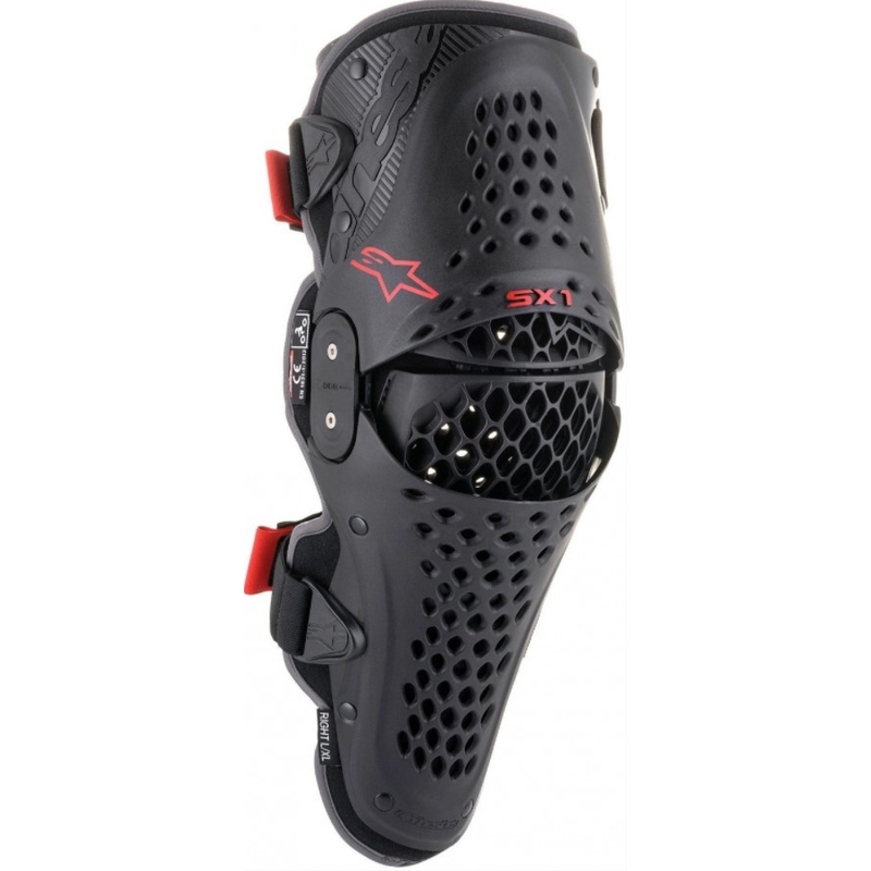 Chrániče kolien Alpinestars SX-1 V2 čierno-červené