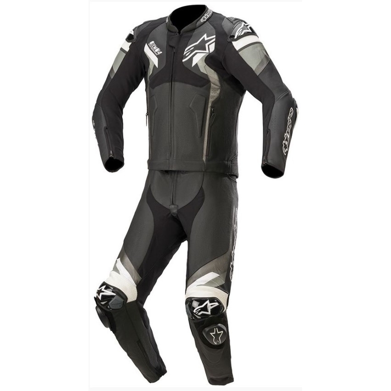 Dvojdielna kombinéza Alpinestars ATEM 4 čierno-šedo-biela