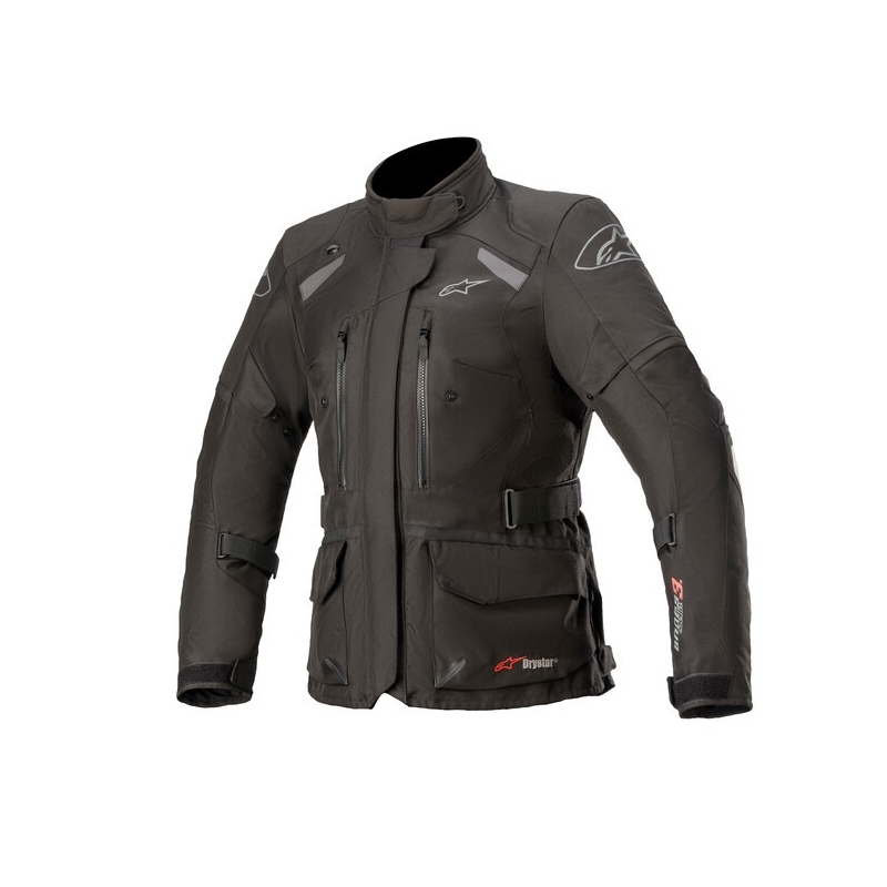 Dámska bunda na motocykel Alpinestars Stella Andes Drystar čierno-šedá