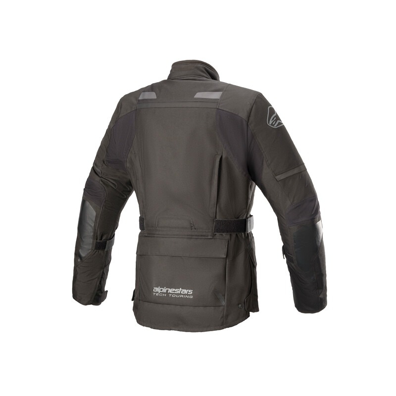 Dámska bunda na motocykel Alpinestars Stella Andes Drystar čierno-šedá