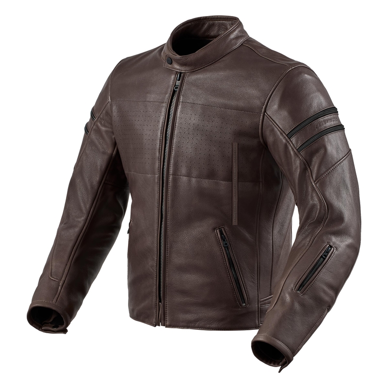 Bunda na motocykel Revit Stride hnedá výpredaj
