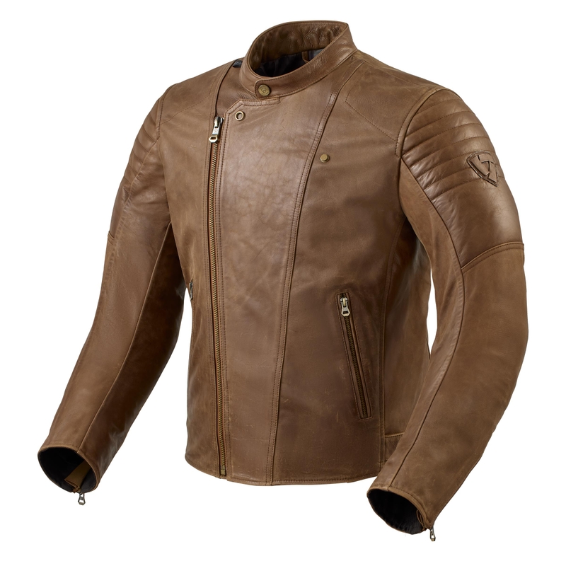 Bunda na motocykel Revit Surgent hnedá výpredaj