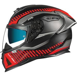 Integrálna prilba na motocykel NEXX SX.100R Skidder čierno-červená výpredaj