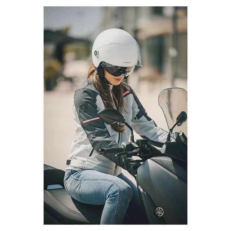 Otvorená prilba na motocykel NEXX SX.60 Nova biela výpredaj