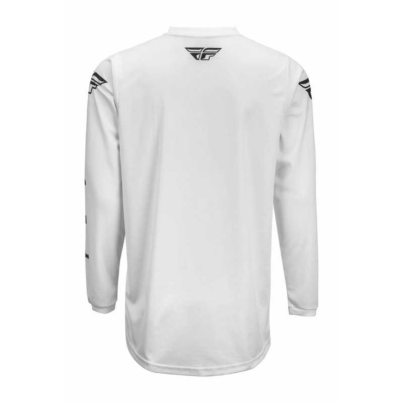 Motokrosový dres FLY Racing Universal bielo-čierny