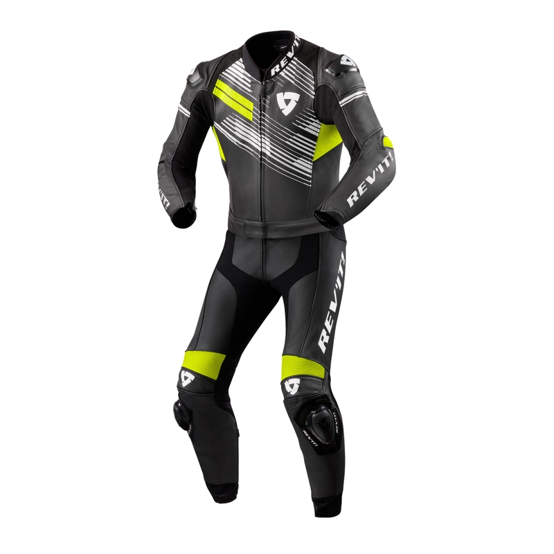 Kombinéza na motocykel Revit Apex čierno-fluorescenčno žltá výpredaj
