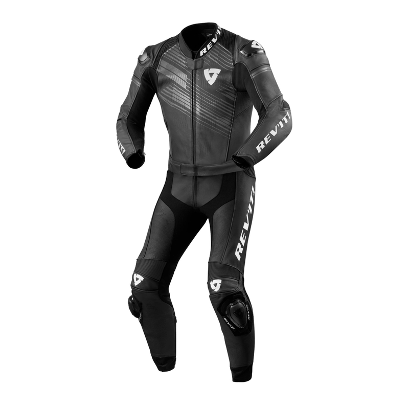Kombinéza na motocykel Revit Apex čierno-biela výpredaj