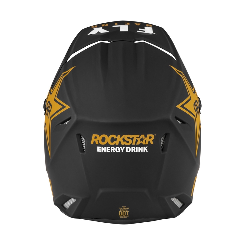 Motokrosová prilba FLY Racing Kinetic Rockstar čierno-zlatá
