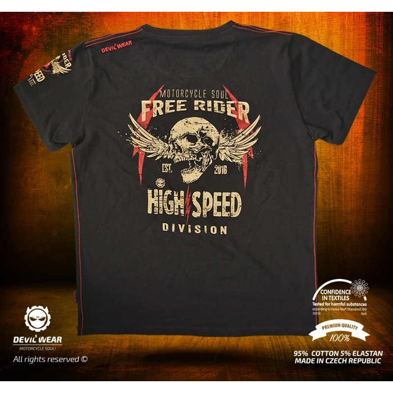 Pánske tričko Devils Wear - Free Rider High Speed