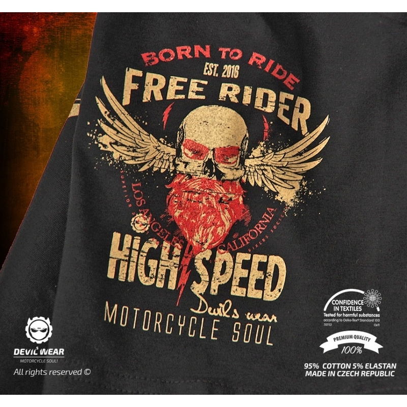 Pánske tričko Devils Wear - Free Rider High Speed