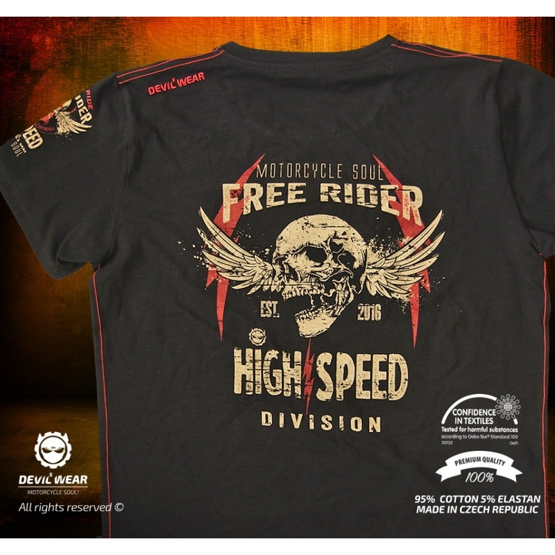Pánske tričko Devils Wear - Free Rider High Speed
