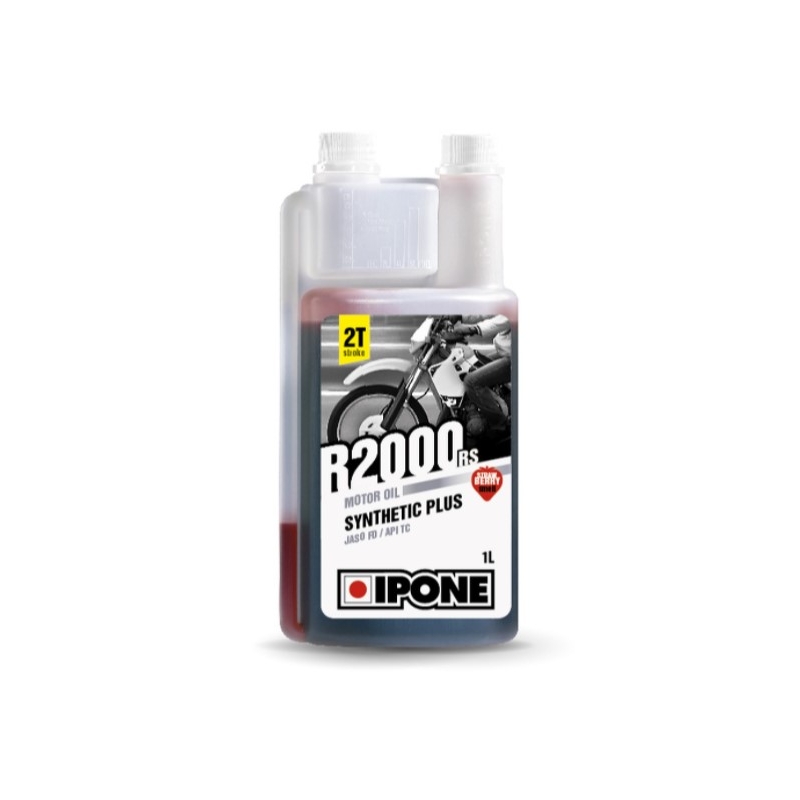 Olej do benzínu Ipone R200RR (R200RS) 2T synthetic plus 1 l jahodový