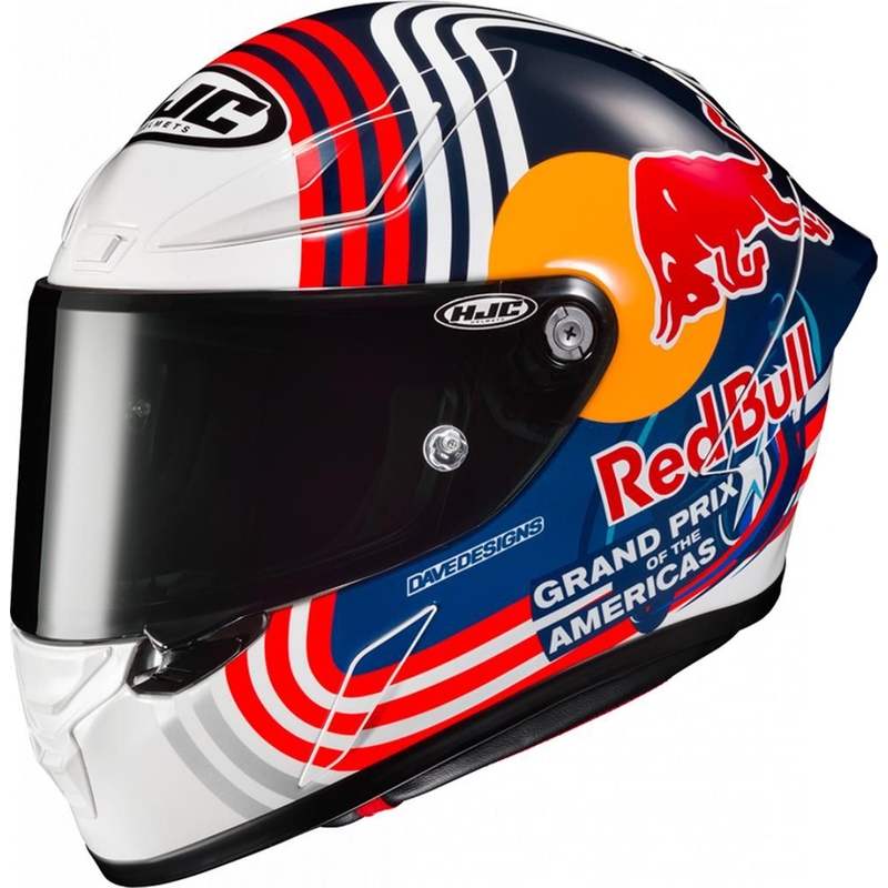 Integrálna prilba na motocykel HJC RPHA 1 Redbull Austin GP MC21 červeno-modro-bielá výpredaj