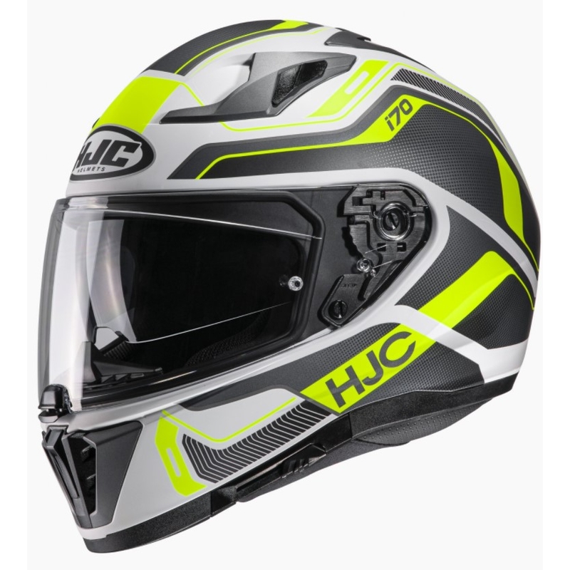 Integrálna prilba na motocykel HJC I70 Lonex MC3HSF bielo-sivo-fluo žltá výpredaj