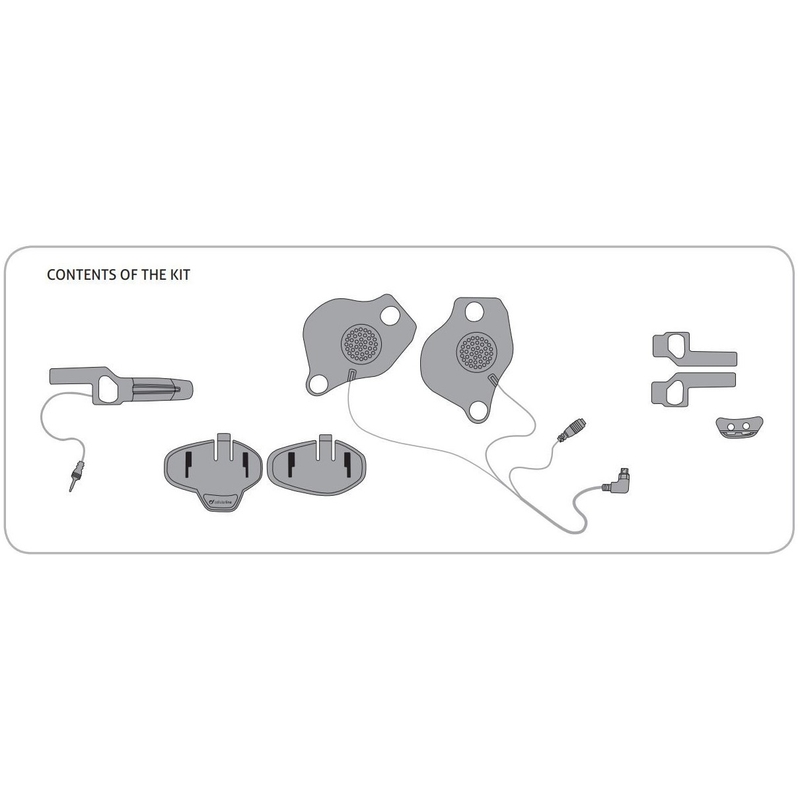 Audio kit Interphone pre helmy SHOEI