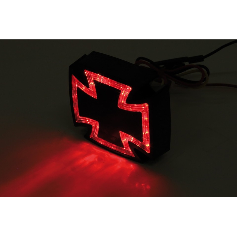 Univerzálne LED zadné svetlo highsider Gothic čierne výpredaj