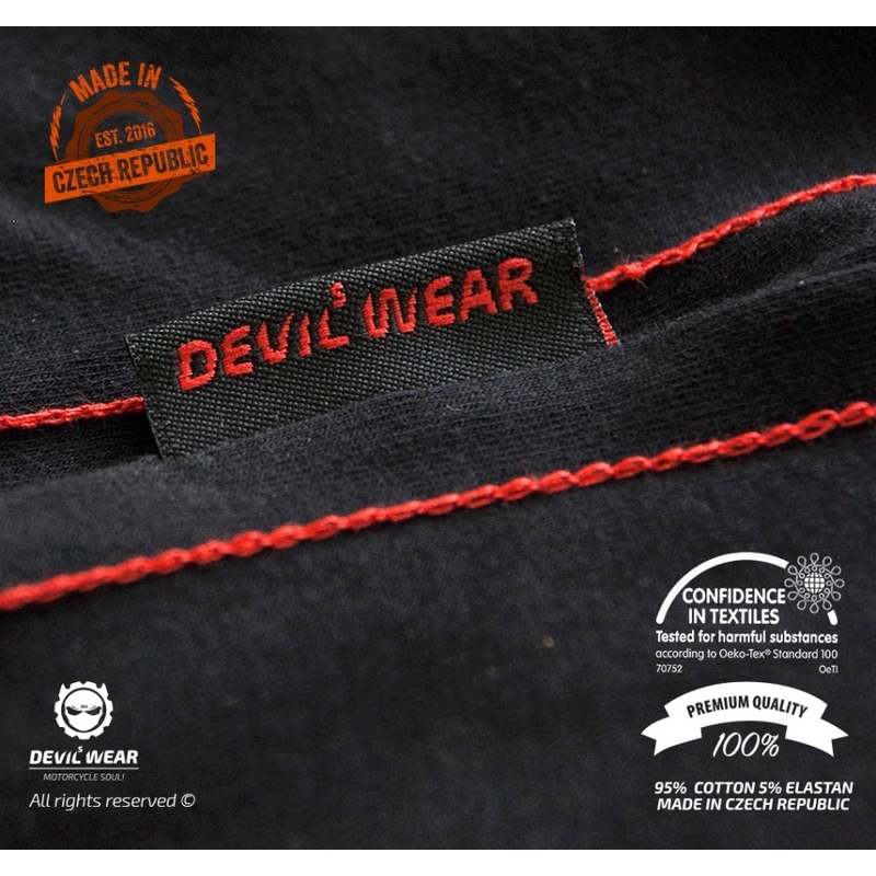 Pánske tričko Devils Wear - Free Rider Wake Up Have Sex