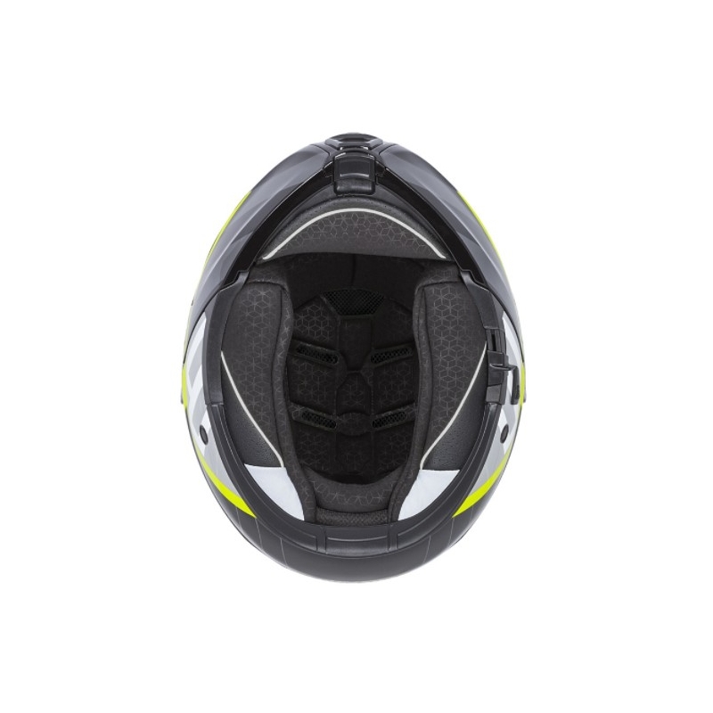 Vyklápacia prilba na motocykel Cassida Modulo 2.0 Profile bielo-sivo-čierno-fluo žltá