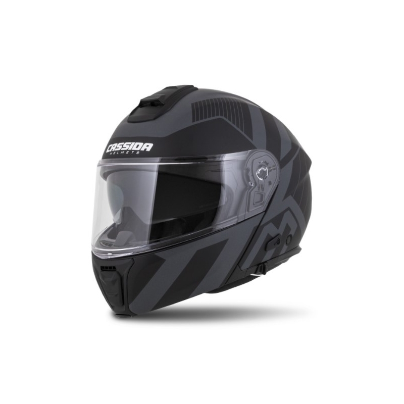 Vyklápacia prilba na motocykel Cassida Modulo 2.0 Profile Vision sivo-čierna