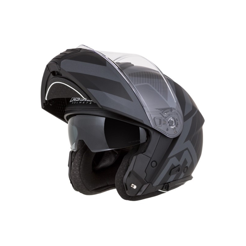 Vyklápacia prilba na motocykel Cassida Modulo 2.0 Profile Vision sivo-čierna