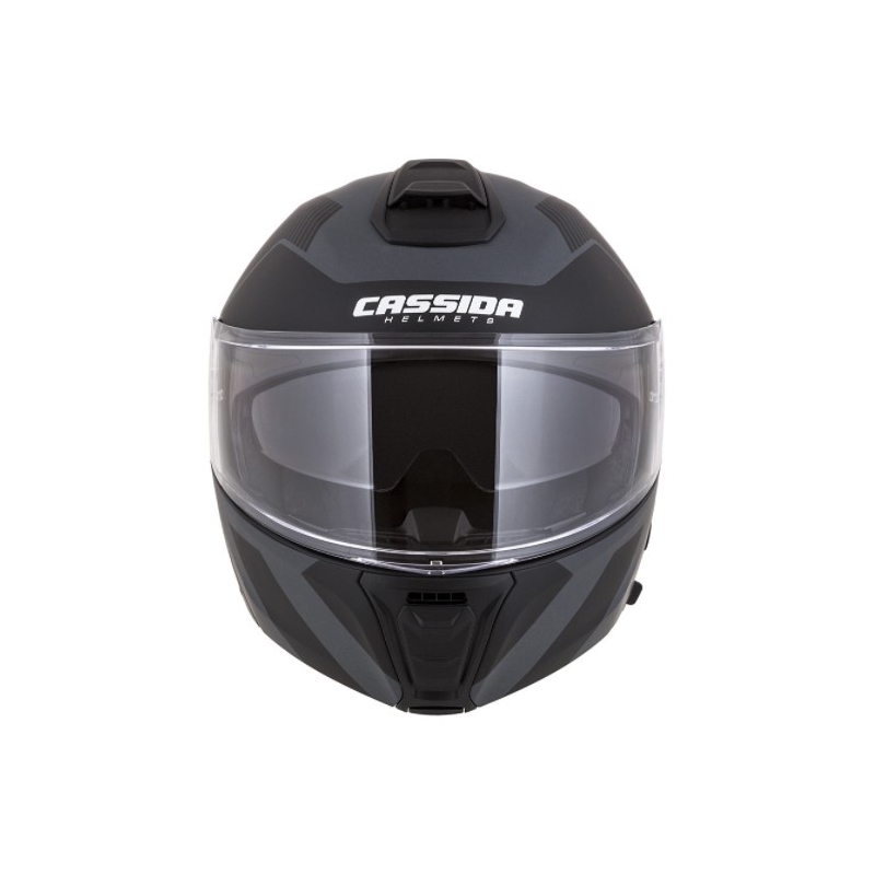 Vyklápacia prilba na motocykel Cassida Modulo 2.0 Profile Vision sivo-čierna