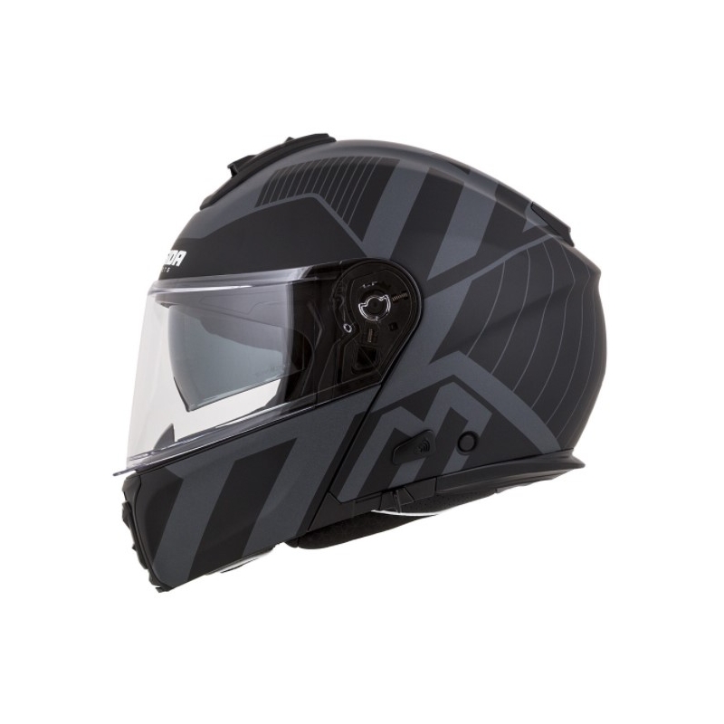 Vyklápacia prilba na motocykel Cassida Modulo 2.0 Profile Vision sivo-čierna
