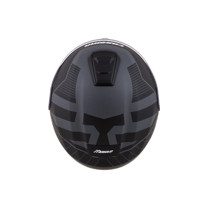 Vyklápacia prilba na motocykel Cassida Modulo 2.0 Profile Vision sivo-čierna