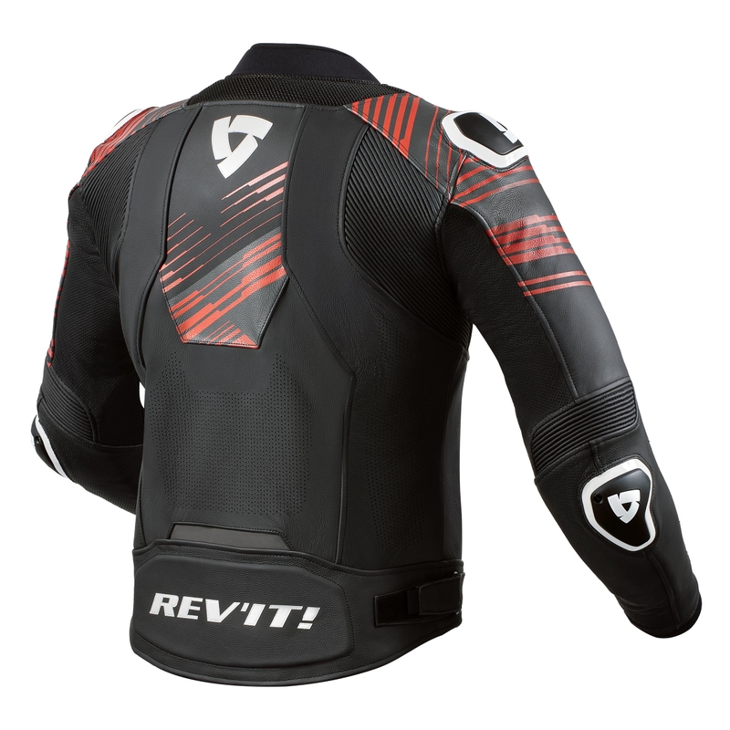 Bunda na motocykel Revit Apex čierno-fluorescenčno červená výpredaj