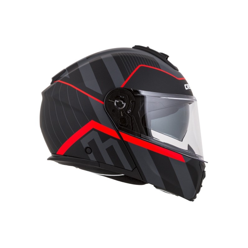 Vyklápacia prilba na motocykel Cassida Modulo 2.0 Profile červeno-sivo-čierna