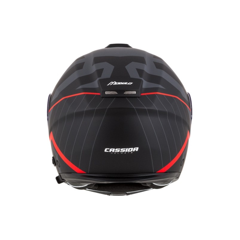 Vyklápacia prilba na motocykel Cassida Modulo 2.0 Profile červeno-sivo-čierna