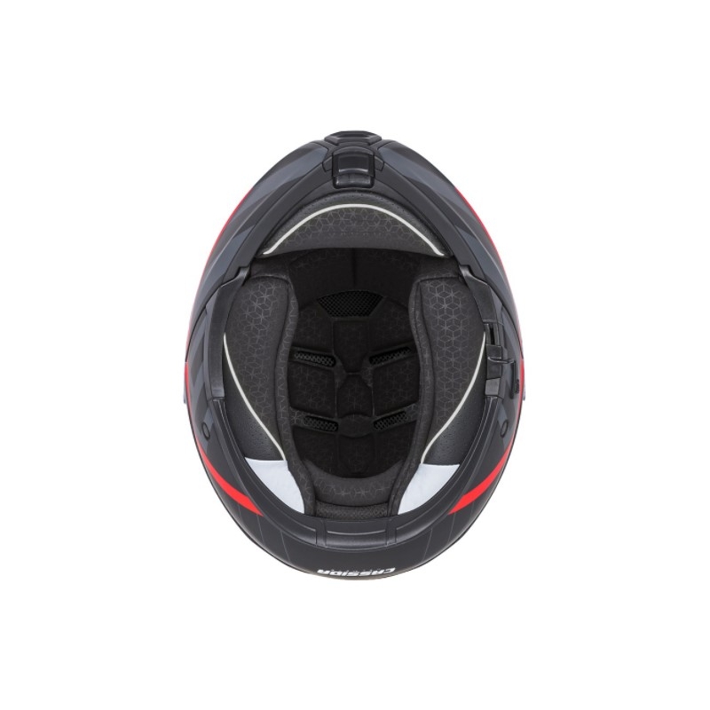 Vyklápacia prilba na motocykel Cassida Modulo 2.0 Profile červeno-sivo-čierna
